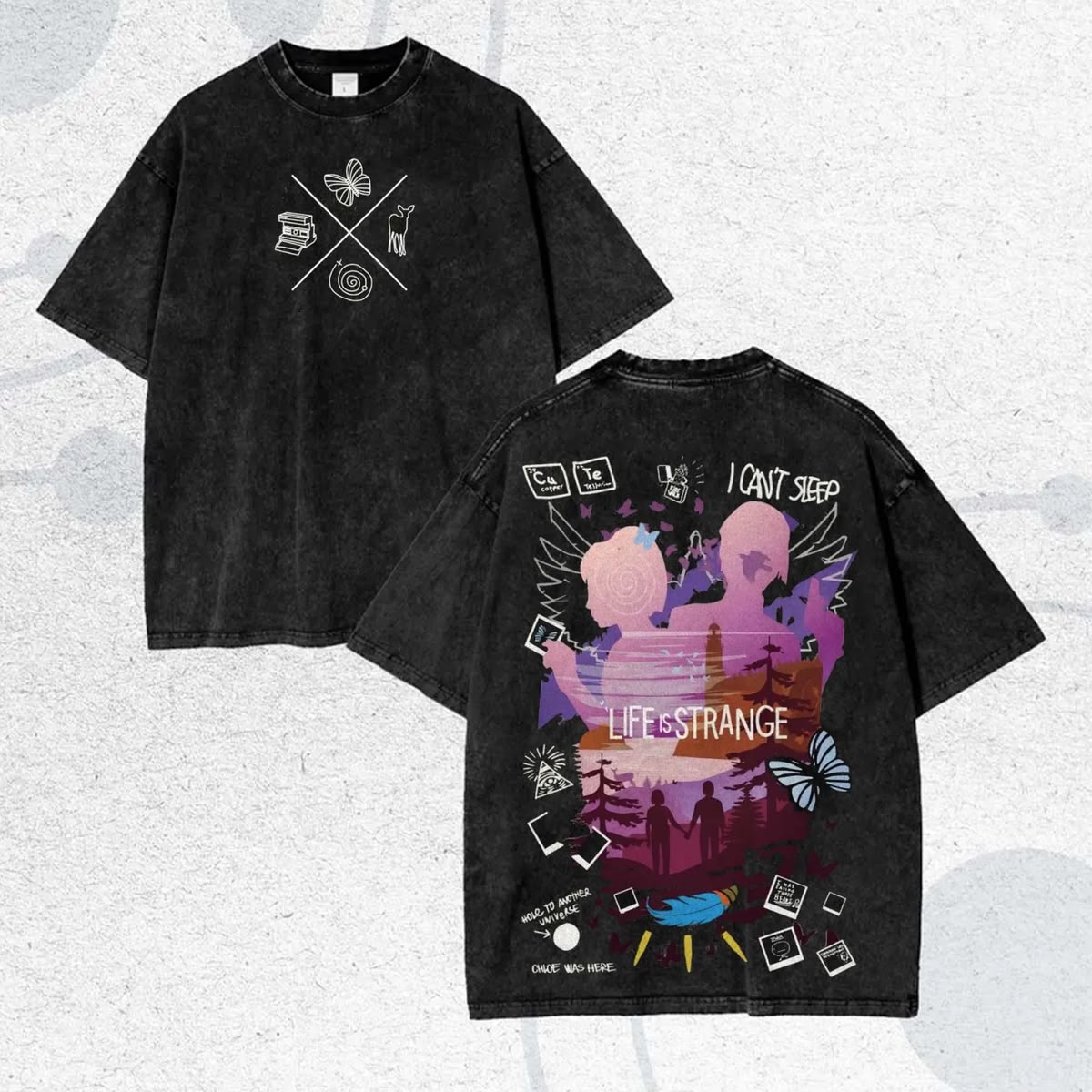 Camiseta cinza com imagem